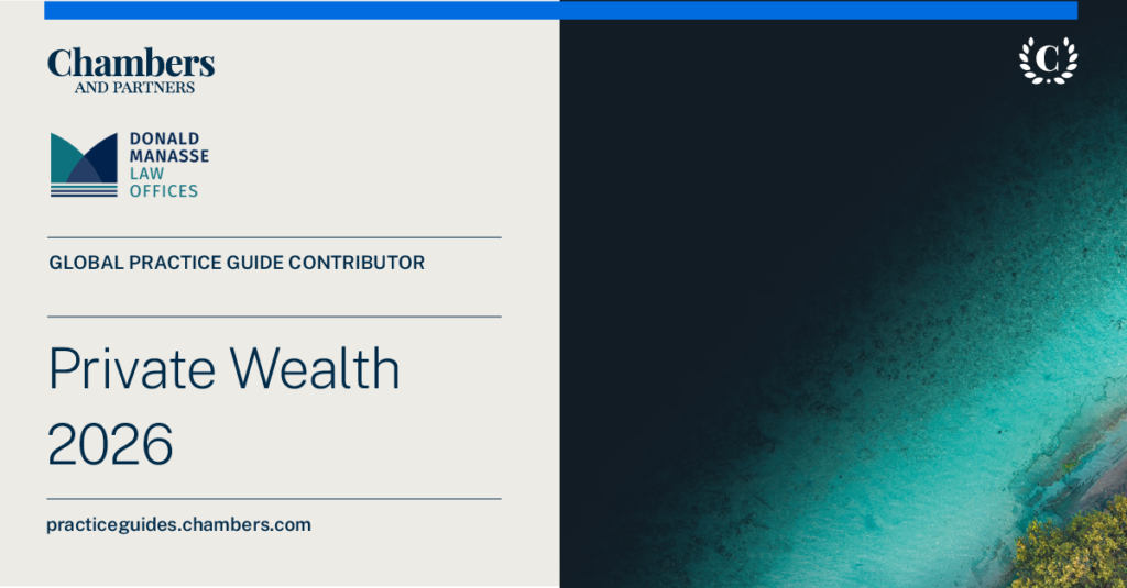 Chambers and Partners Private Wealth Global Practice Guide 2026 Monaco Chapter by Donald Manasse Law Offices